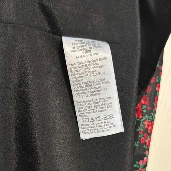 💙💖 J. Crew Black Floral Tiered Midi Dress - Picture 5 of 5